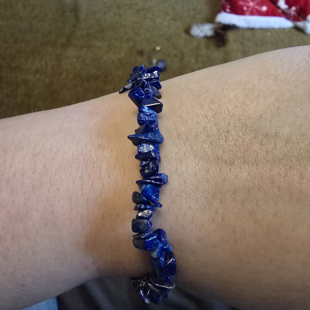 Multi-Color Gemstone Chip Bracelets Set - Picture 8 of 8